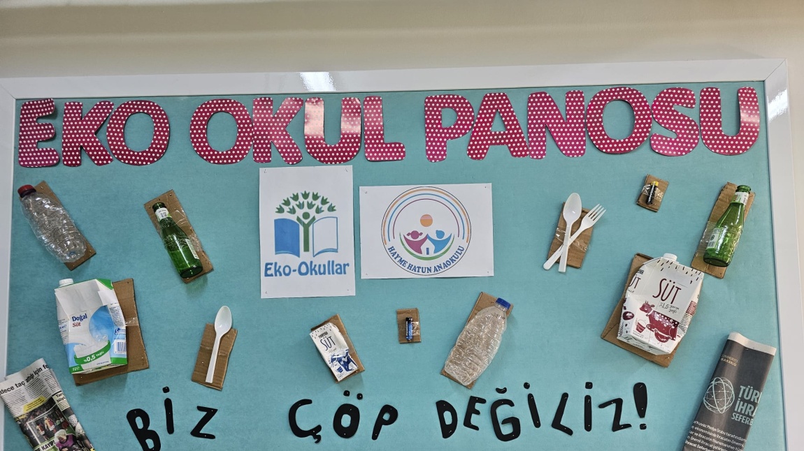 OKULUMUZDA EKO-OKUL PROJESİ UYGULANMAKTADIR.